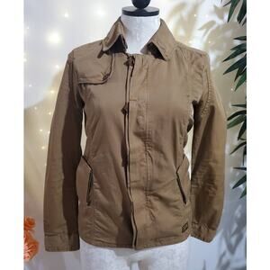 GStar Raw 3301 Womens Officer Tyne Jacket Womens Size XS Utility Military Canvas